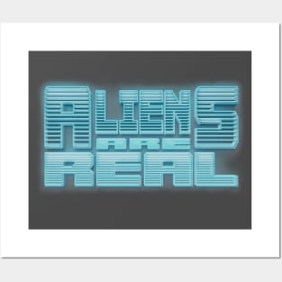 ALIENS ARE REAL #1 Posters and Art